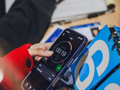 Detail of a digital stopwatch showing activity time.